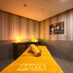 Дълбоко релаксиращ масаж с канабисово олио за него в Spa Hotel Santè, Велинград 