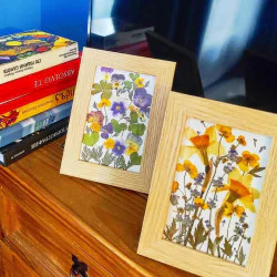 Сътворете перфектния подарък „Къщички за ключове с истински хербаризирани цветя“