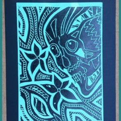 Работилница по линогравюра за един човек - изработка на картина по предварително избран шаблон