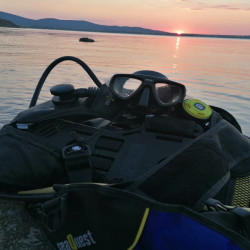 A unique gift - night diving near Nessebar 