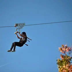 Приключение въздух и вода: Зип Лайн екстремно спускане за двама в с. Топола, област Добрич