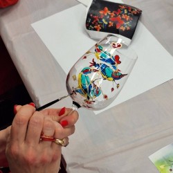 Stained glass for two - art studio for creative enthusiasts