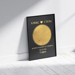 Романтична изненада „Звезден спомен в рамка”