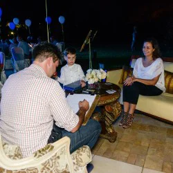 Коктейл и рисуване на карикатура в бар One Gallery 