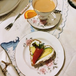 Brunch menu "Afternoon Tea for Two" at Shtipka Lyubov, Pleven + sparkling wine