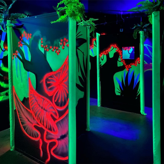 Подарете едно ярко забавление с „Една игра на Лазерна арена за двама“ от Makaroon