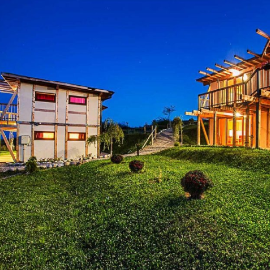 Complete holiday with "Overnight stay + rafting for two with breakfast and dinner in the eco-village of Debeli Dab" from Makaroon Complete holiday with "Overnight stay + rafting for two with breakfast and dinner in the eco-village of Debeli Dab" from Makaroon