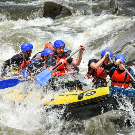 Complete holiday with "Overnight stay + rafting for two with breakfast and dinner in the eco-village of Debeli Dab" from Makaroon Complete holiday with "Overnight stay + rafting for two with breakfast and dinner in the eco-village of Debeli Dab" from Makaroon