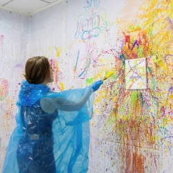 Action painting  – chaos, creativity and fun