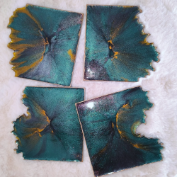 Creative workshop for two people: Make your own epoxy coasters 