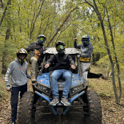 Extreme trip with a 4-seater UTV for one person near Varna
