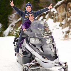Extreme winter fairy tale “Snowmobile trip near Pamporovo”