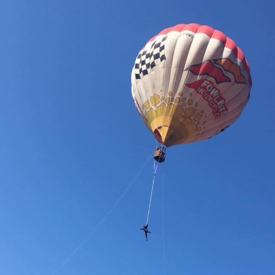 Panoramic ascent with a balloon near Pravets with included video recording from Makaroon