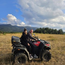 Footprints in the Silence – 1 hour ATV adventure for two on one ATV near the village of Beli Iskar