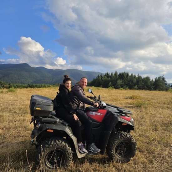 Immerse yourself in the magic of Rila Mountain with a dose of adrenaline with a 1-hour ATV adventure for two on one ATV near the village of Beli Iskar from Makaroon