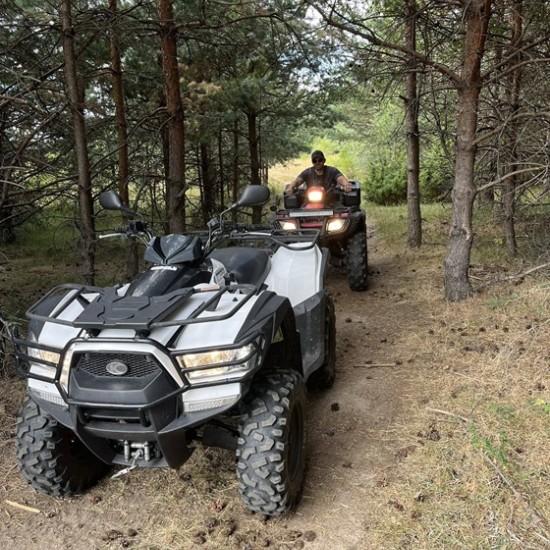 Immerse yourself in the magic of Rila Mountain with a dose of adrenaline with a 1-hour ATV adventure for two on one ATV near the village of Beli Iskar from Makaroon