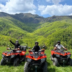 Off-road ATV ride for two on one ATV around the village of Kopilovtsi, Montana - 3 hours