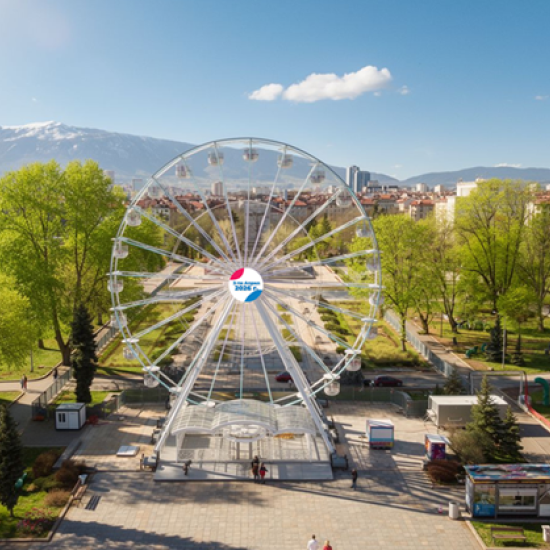 Вижте София отвисоко с Билет за най-високото виенско колело в България от Makaroon
