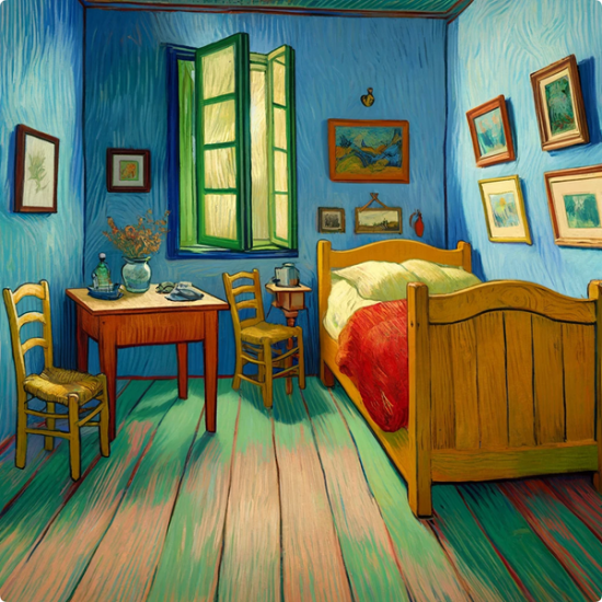 Изживейте несравнимото приключение в ескейп стая Лудостта на Гения, вдъхновена от живота и творчеството на Винсент Ван Гог, от Makaroon
