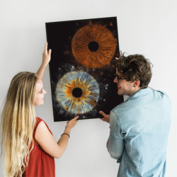 Ирисова Фотография край Бургас – заснемане на два ириса в рамка