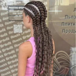 Подаръчен ваучер за прическа с плитки по избор на стойност 200 лв. (€ 102.26)