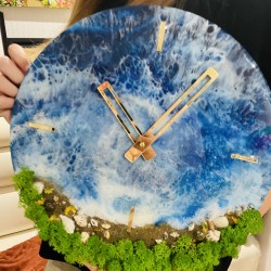 Работилница за изработка на морски часовник от епоксидна смола 30х30 см във Варна