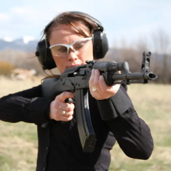 Shooting with a Kalashnikov AK-47 in Haskovo