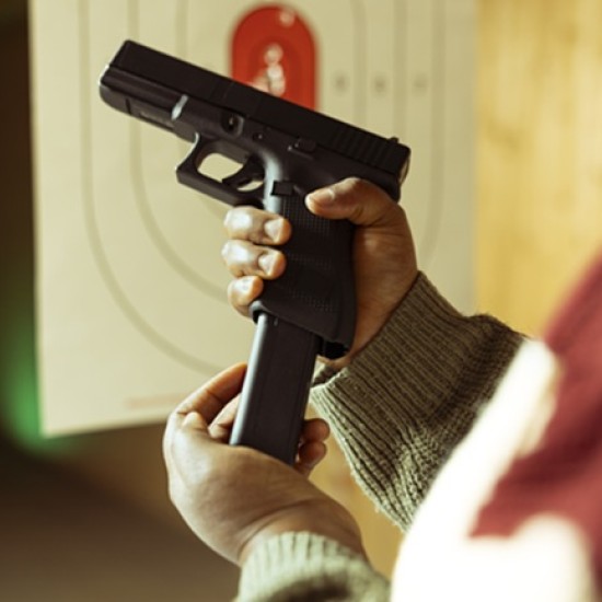 Adventure for enthusiasts - Shooting with a small-caliber pistol of your choice Glock 44 or Beretta 71 in Haskovo from Makaroon Adventure for enthusiasts - Shooting with a small-caliber pistol of your choice Glock 44 or Beretta 71 in Haskovo from Makaroon